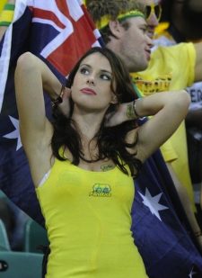 オーストラリア美女サポーター